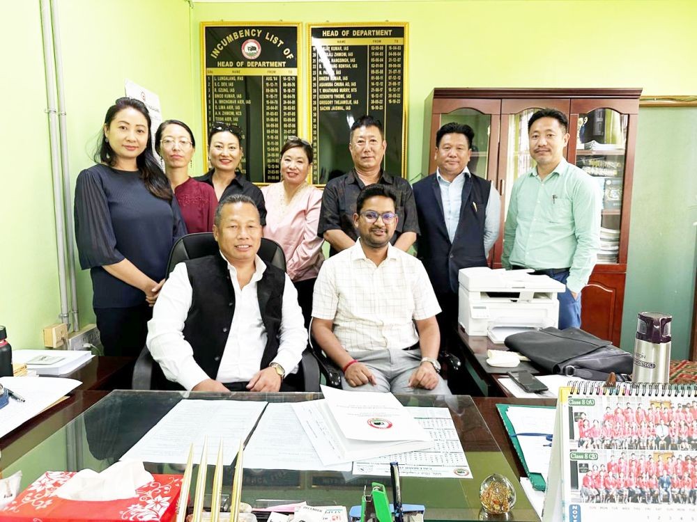 Review meeting of the officers under Commissionerate of State Taxes and Mobile Squad held in Dimapur on March 16. (DIPR Photo)
